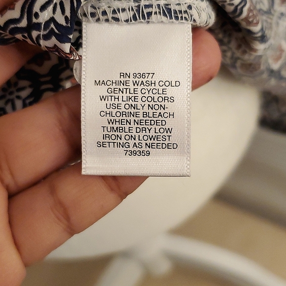 ‼️SOLD‼️ Liz Claiborne blouse sz M - Picture 7 of 7